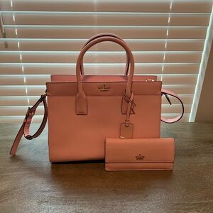 Cameron Street Candace Satchel and matching Candace Street wallet